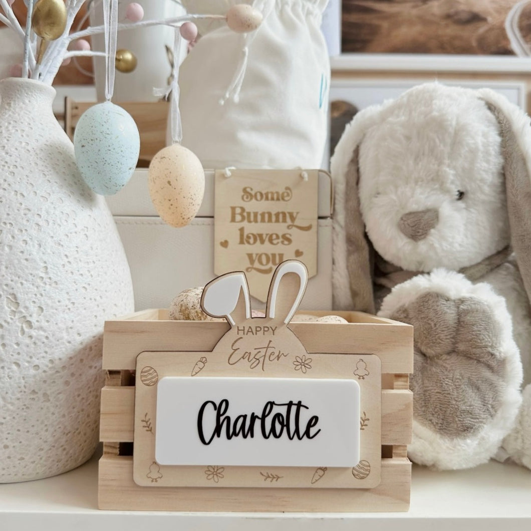 Easter Crate // Small // Personalised