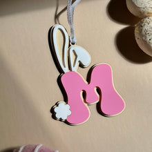 Load image into Gallery viewer, Bunny Letter Tag // Easter ornament // More Colours

