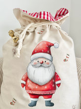 Load image into Gallery viewer, Personalised christmas sack // Christmas Santa
