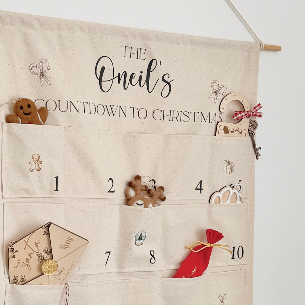 Personalised Christmas Advent Calendar // Christmas countdown calendar 2025