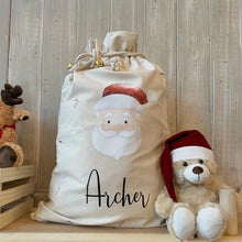 Load image into Gallery viewer, Christmas Sack // Personalised Santa Sack // SANTA Claus
