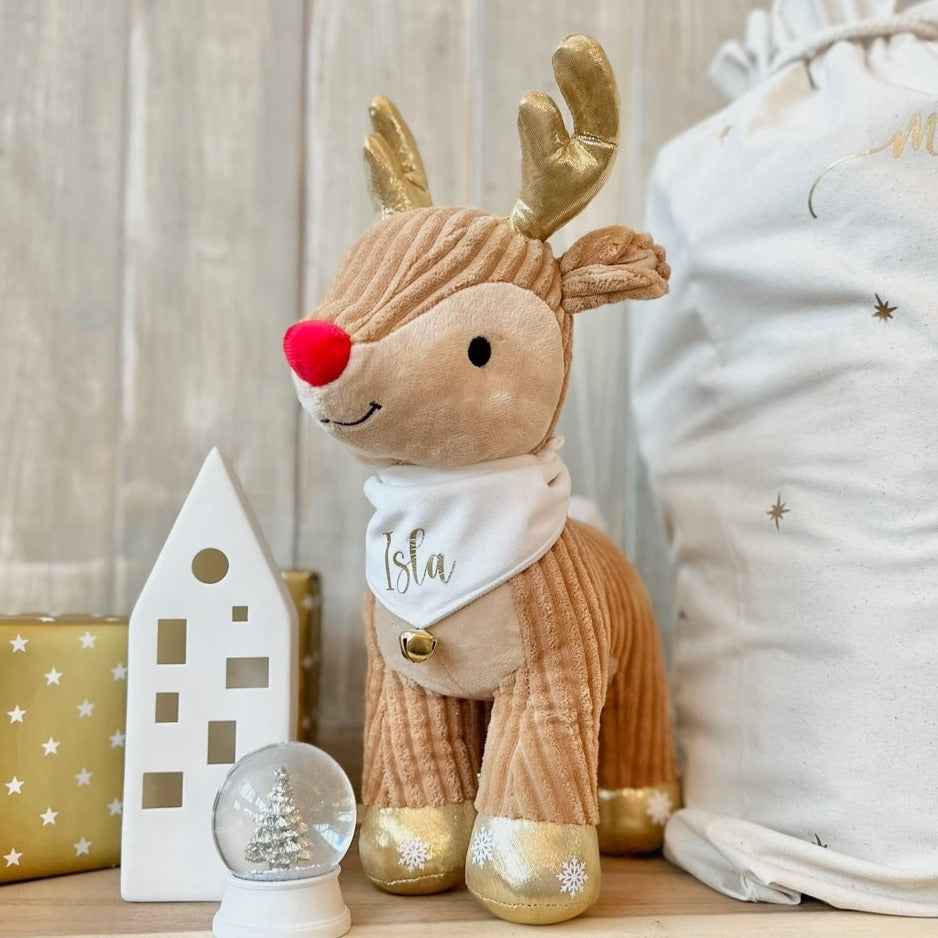 Personalised Christmas decoration // Rudolph with Bandana // Personalised Christmas Gift