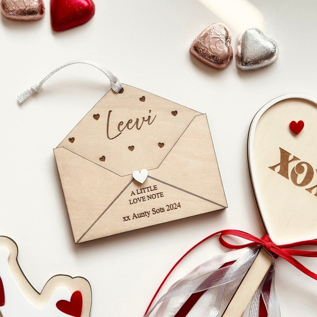 Love note Envelope // Personalised