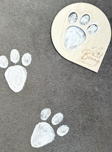 Load image into Gallery viewer, Bunny Footprint Stencil // Easter Decoration / Easter Basket Filler
