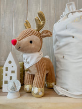 Load image into Gallery viewer, Personalised Christmas decoration // Rudolph with Bandana // Personalised Christmas Gift
