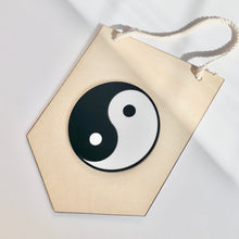 Load image into Gallery viewer, Ying Yang Wall Flag / Kids room decor
