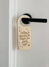 Load image into Gallery viewer, Tooth Fairy Door Hanger and Tray // Personalised // Kids Gift
