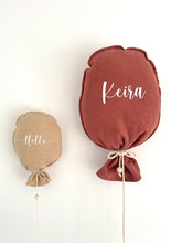 Load image into Gallery viewer, Personalised Linen Balloon // Room Decor // More colours
