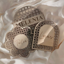 Load image into Gallery viewer, Rattan name plaques // Personalised // Small
